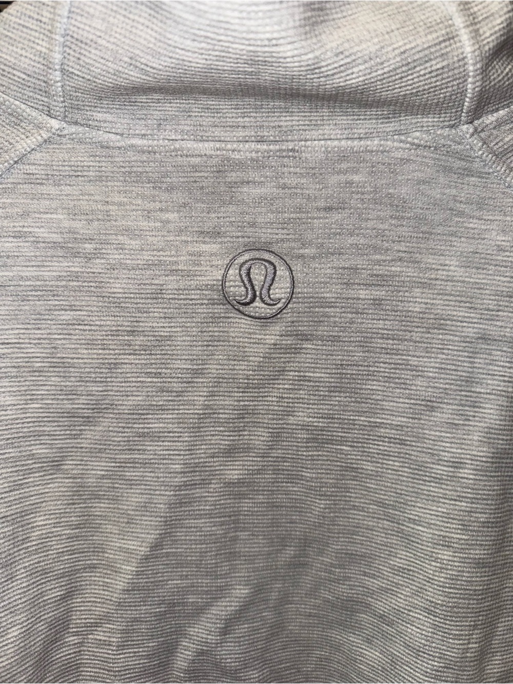 Lululemon Waffle Scuba Funnel Neck Half Zip Pullover Grey - Medium - Picture 7 of 15